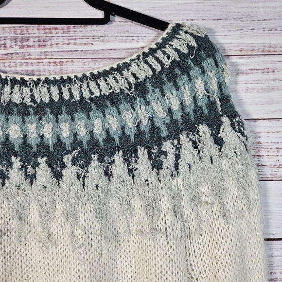 Free People Fairisle pullover knit sweater - Picture 13 of 16